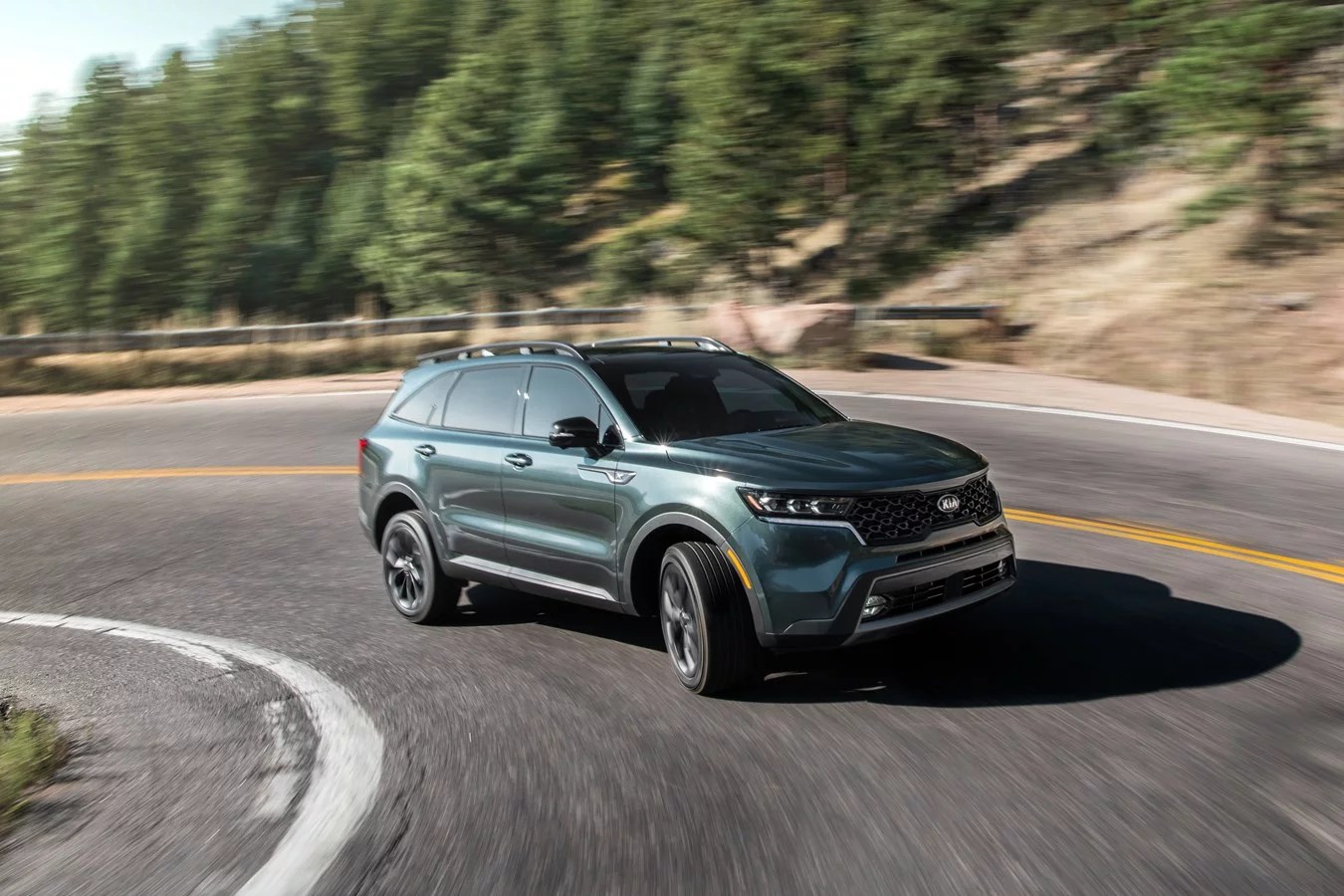 The 2021 Kia Sorento Looks Good In Green