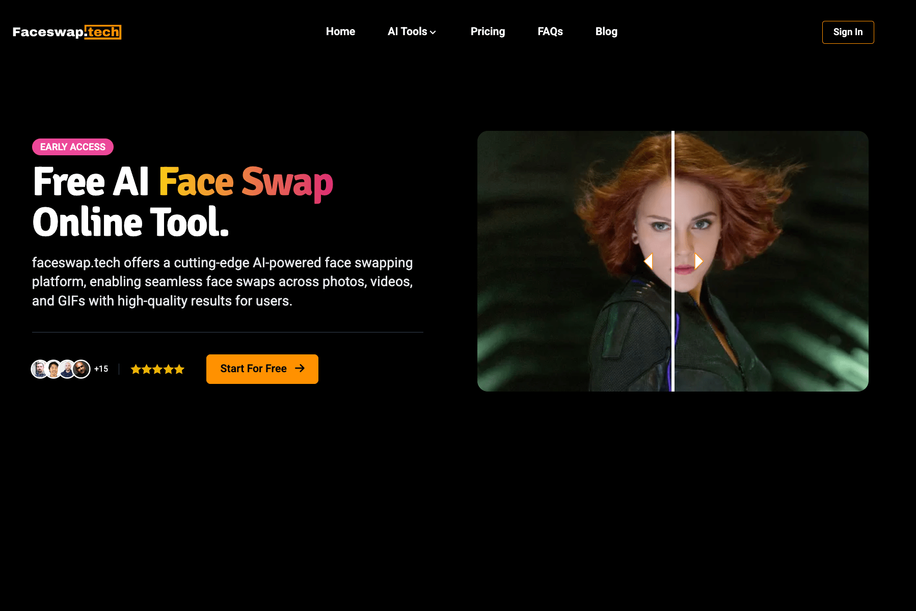 Faceswap.tech | AI Tool Review & Ratings | Aigist.org