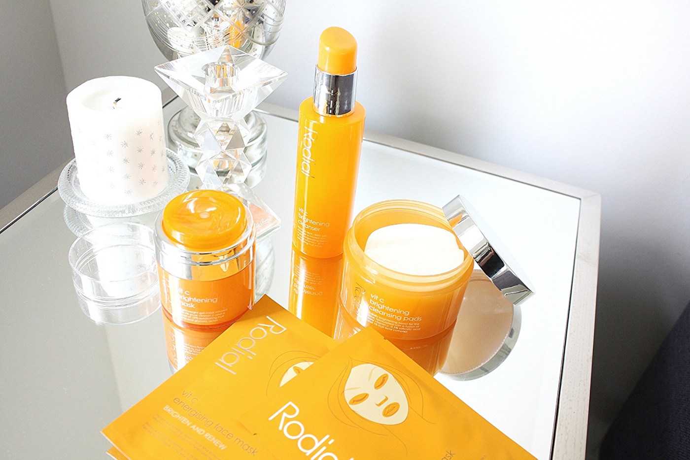 Download Rodial Vitamin C Collection Face To Curls PSD Mockup Templates