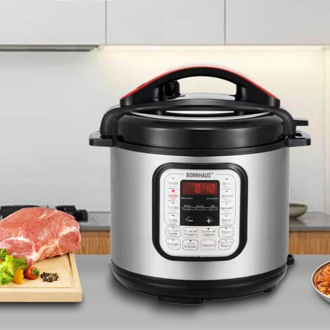 Olla Eléctrica Multifunción 6 Litros Bonnhaus FaciHogar Todo para