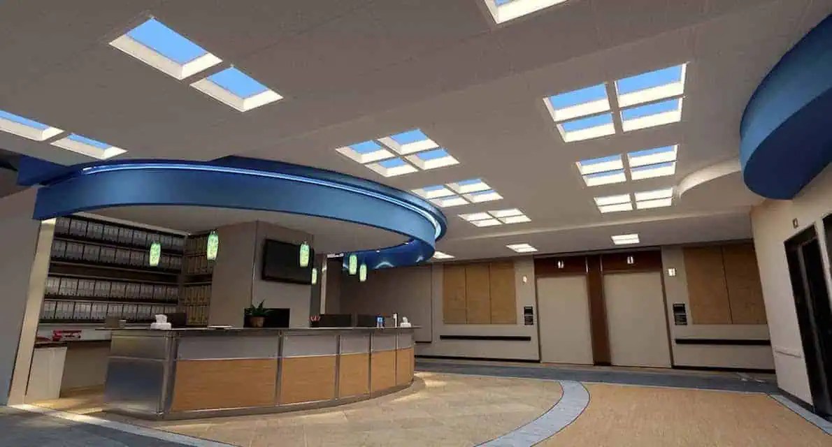 Dynamic Lighting Experience recreates sensation of sunlight and blue sky