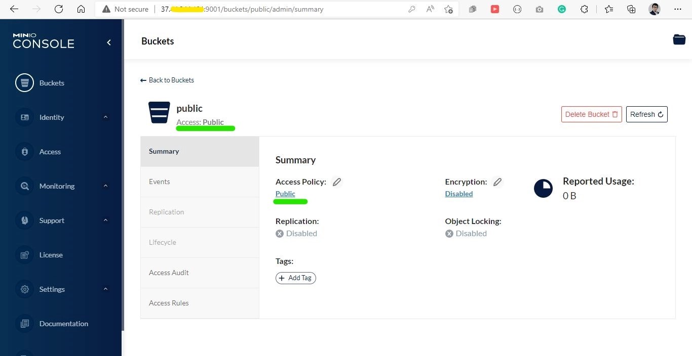 Nginx VoD Server Configuration Minio Integration