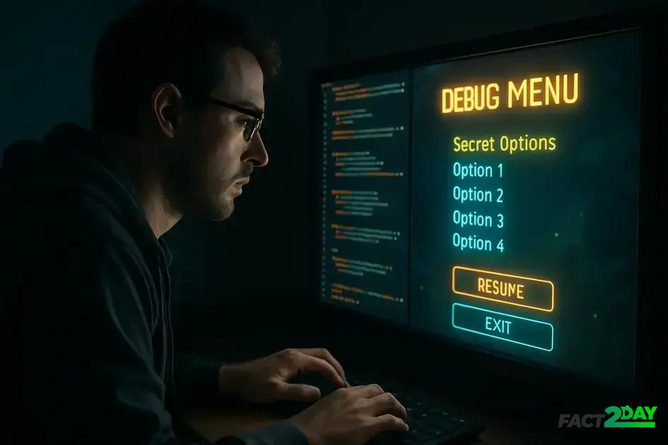 Hidden debug modes secrets developers leave in games.