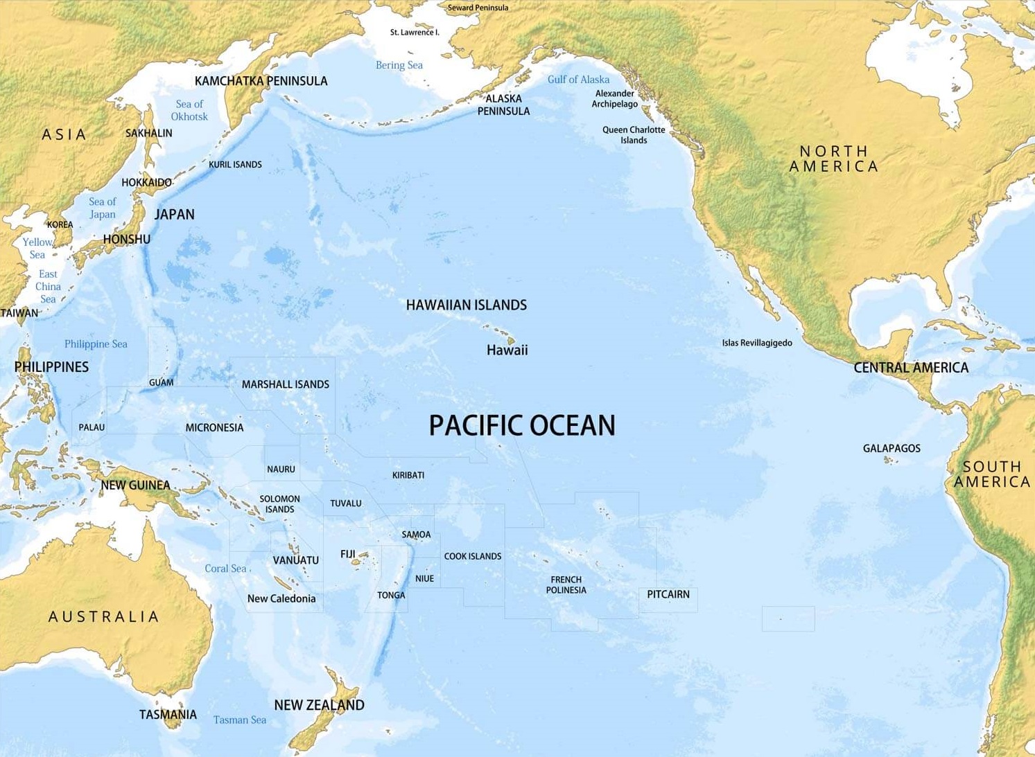 10 Interesting/Surprising Facts about 'The Pacific Ocean