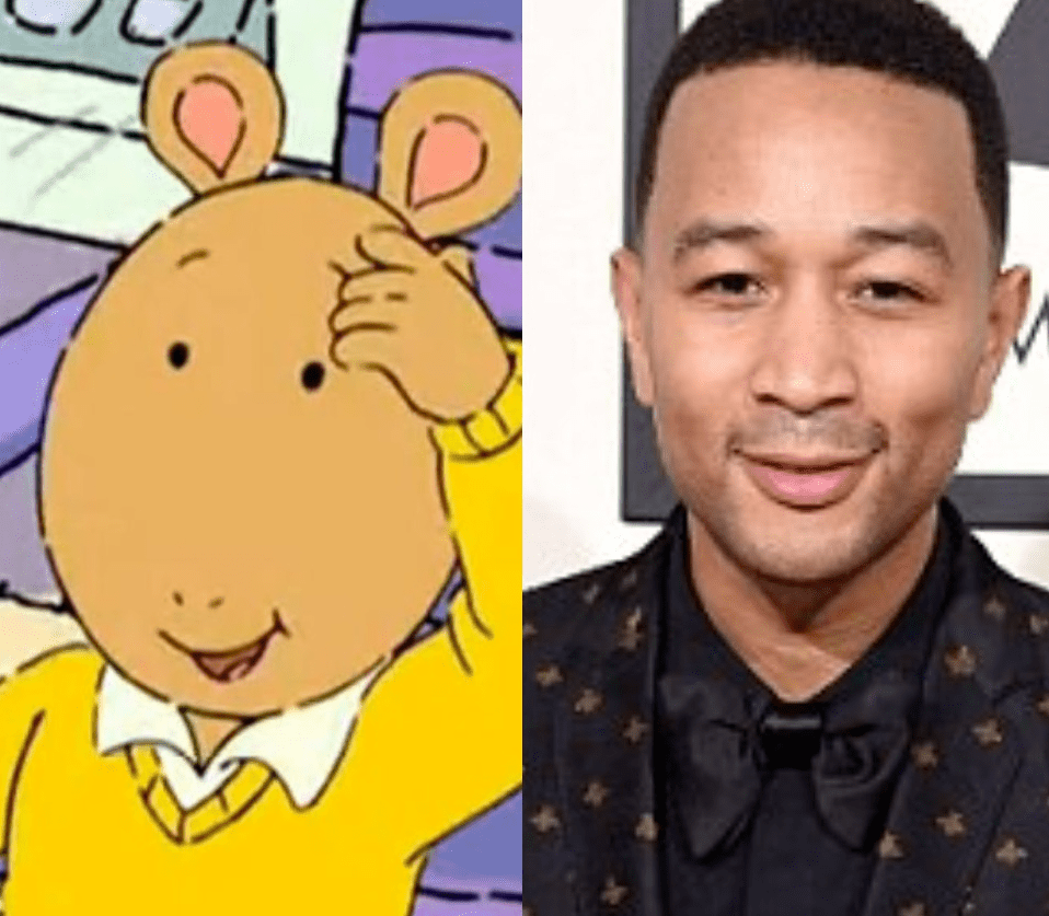 The thinks John Legend looks like cartoon favorite Arthur