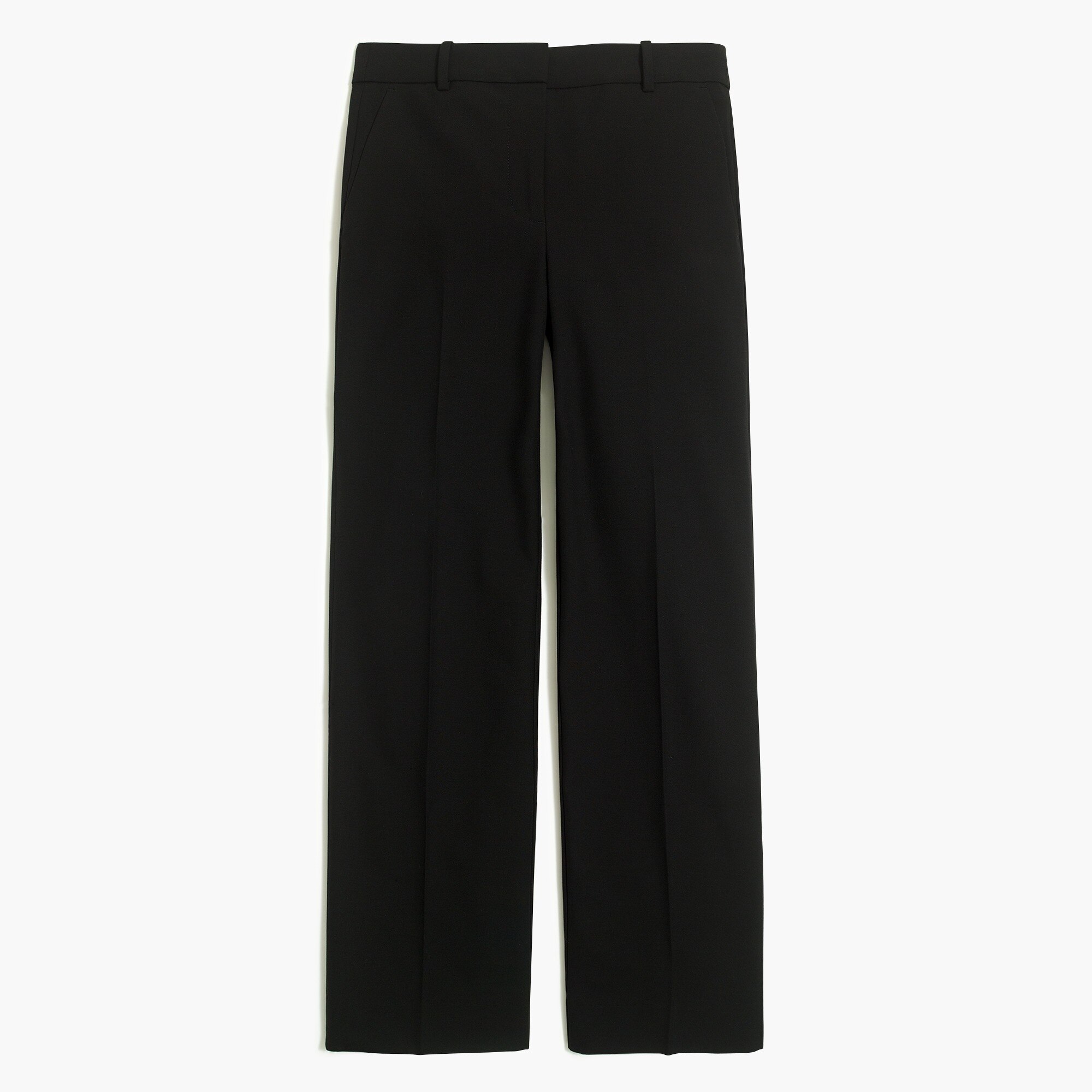 J.Crew Factory Wide leg cropped Kristyn pant in stretch twill