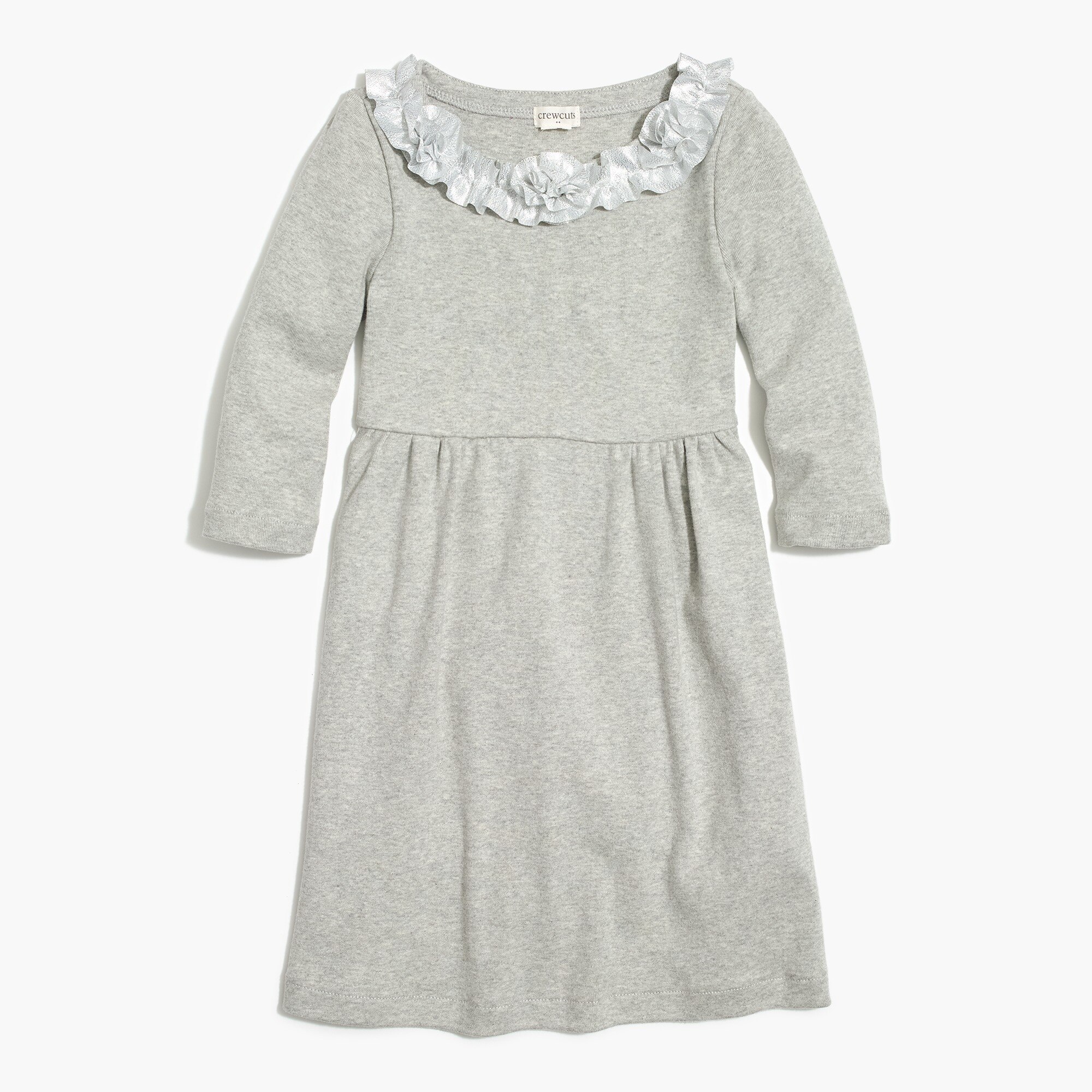 J.Crew Factory Girls' ruffletrim Tshirt dress