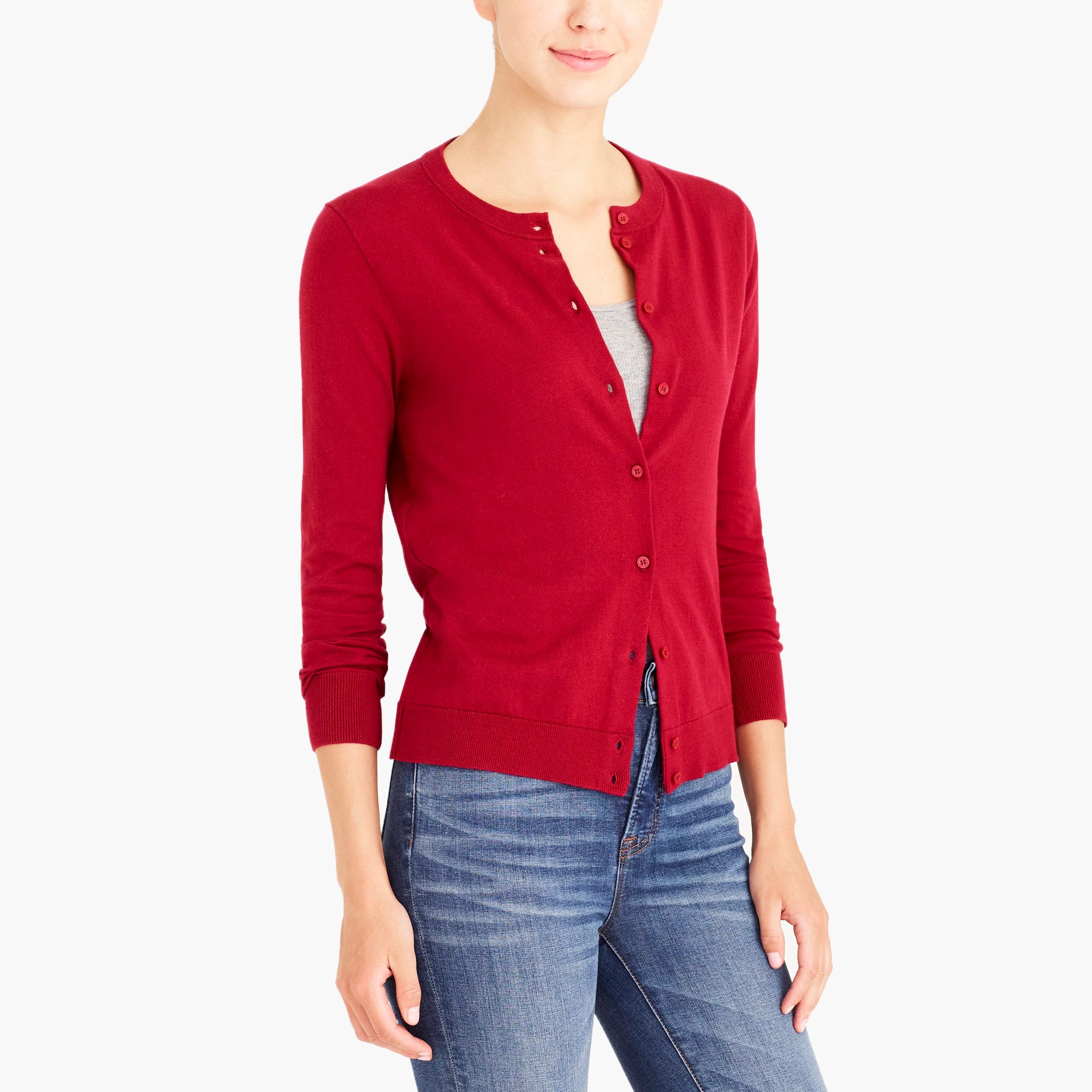 Women's Cotton Caryn Cardigan Sweater Women's Sweaters J.Crew