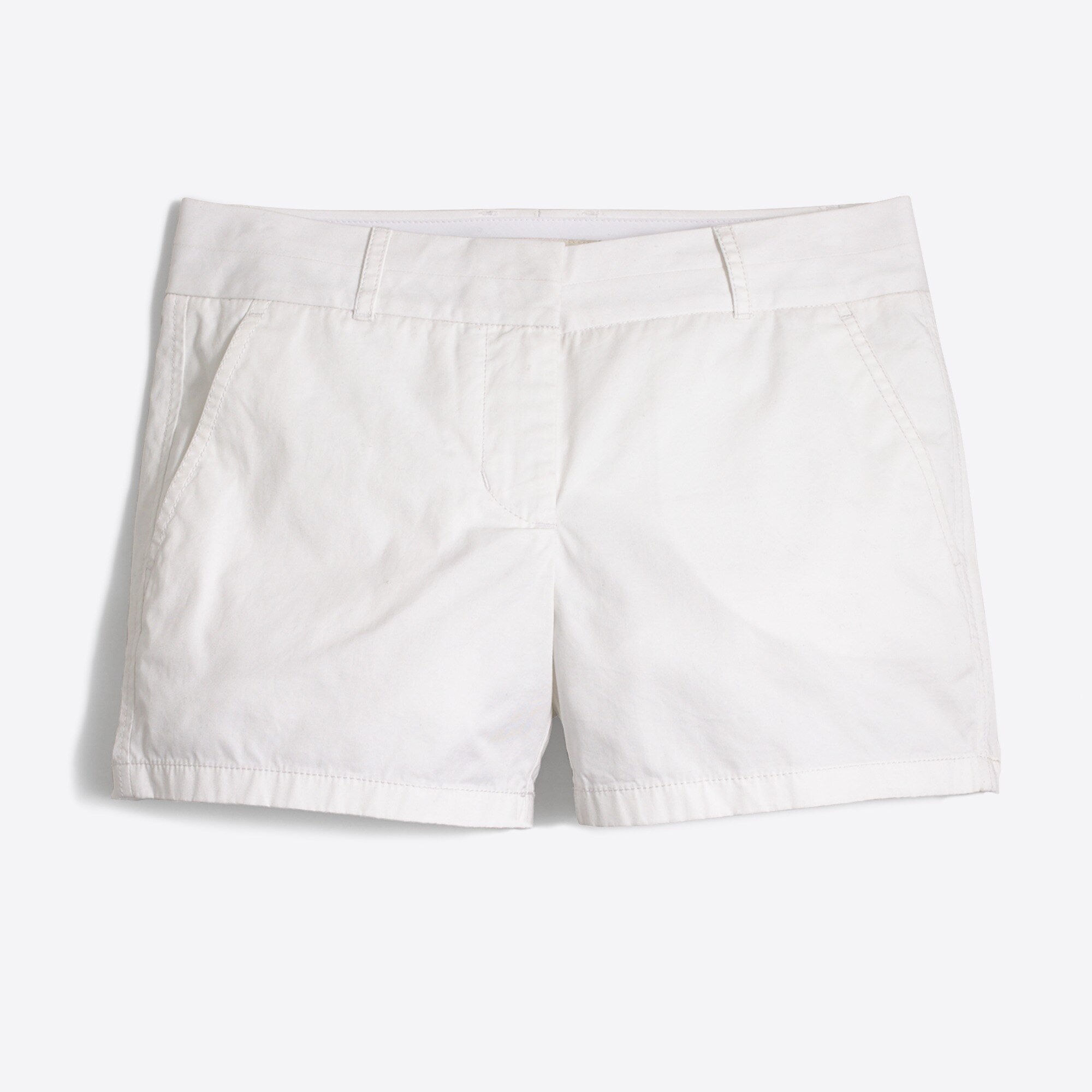 J.Crew Factory 4 white chino short