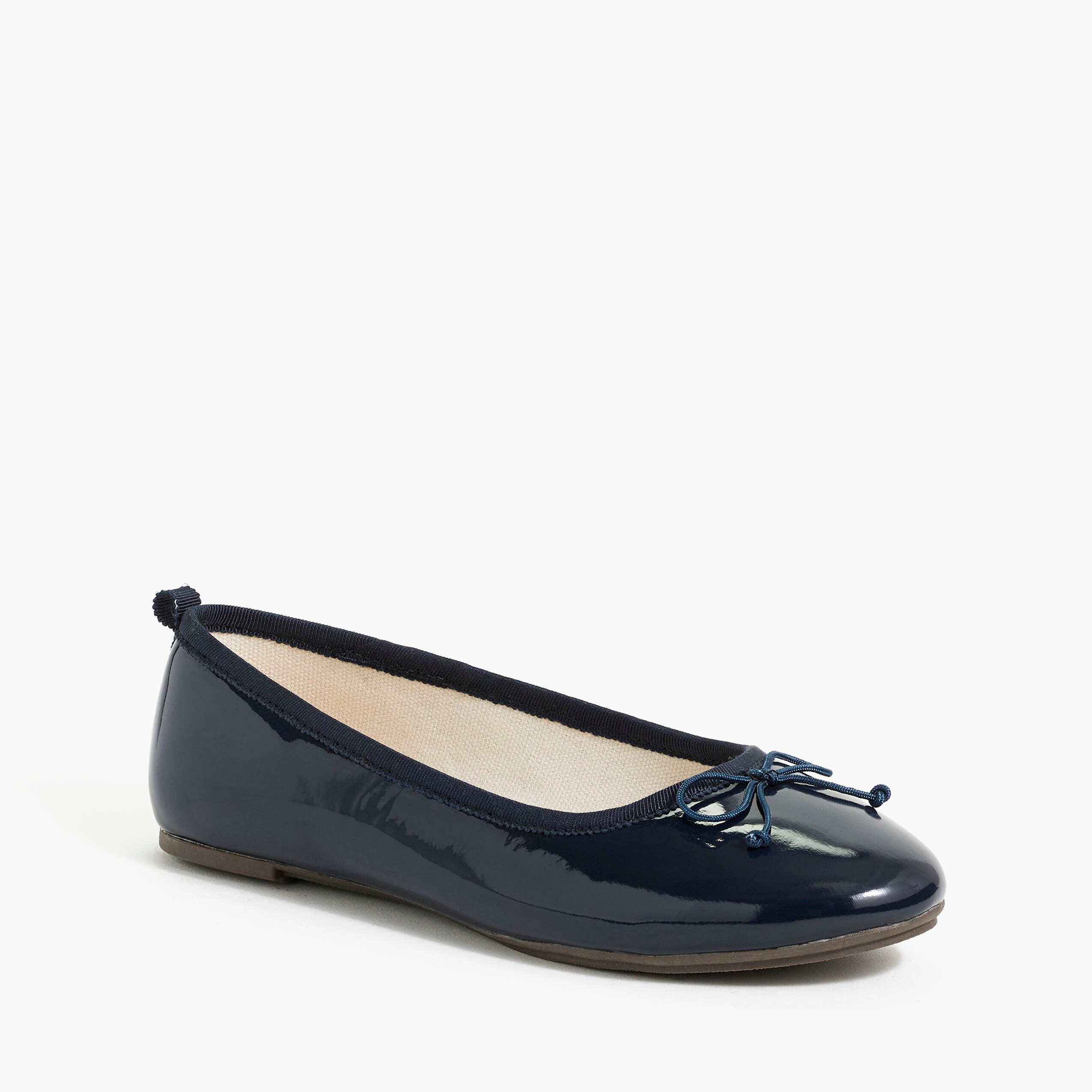 J.Crew Factory Girls' classic patent leather ballet flats