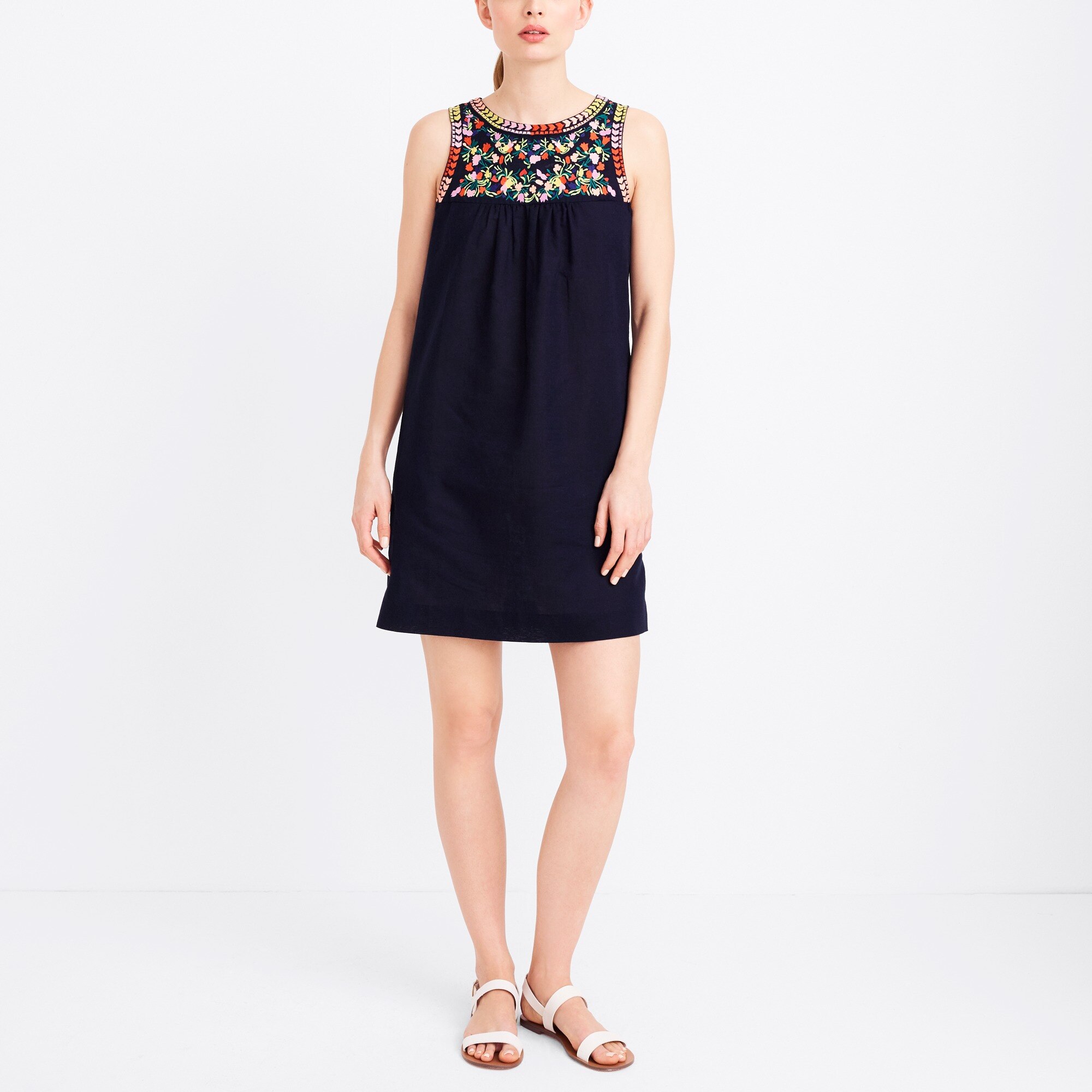 J.Crew Factory Embroidered dress