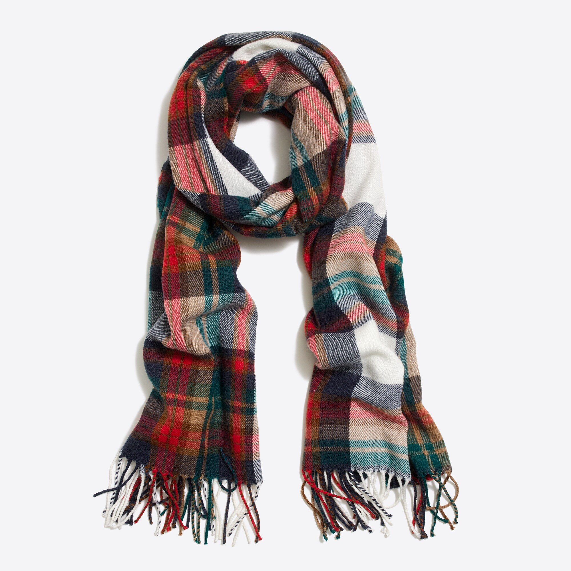 J.Crew Factory Classic plaid scarf