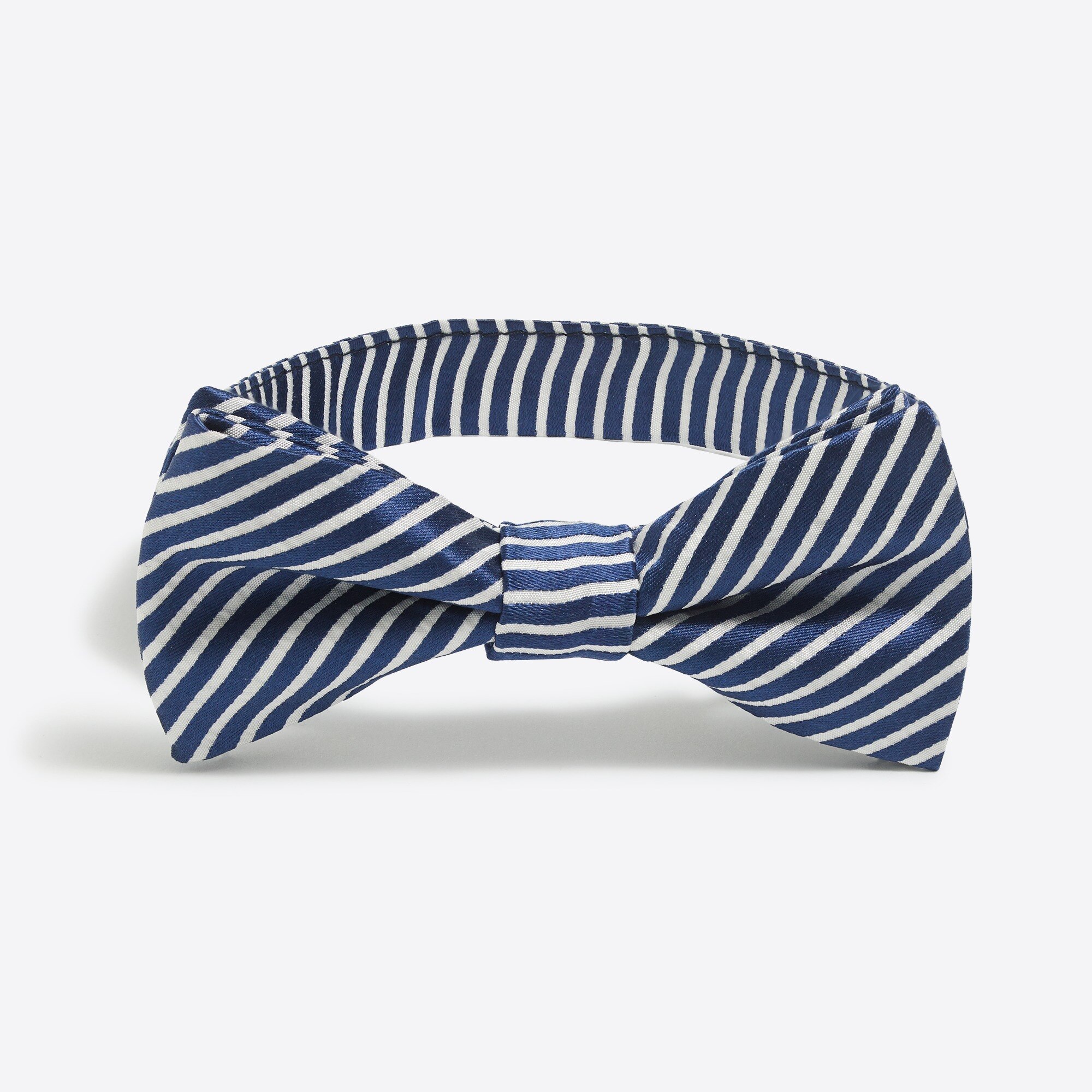 J.Crew Factory Boys' seersucker silk bow tie