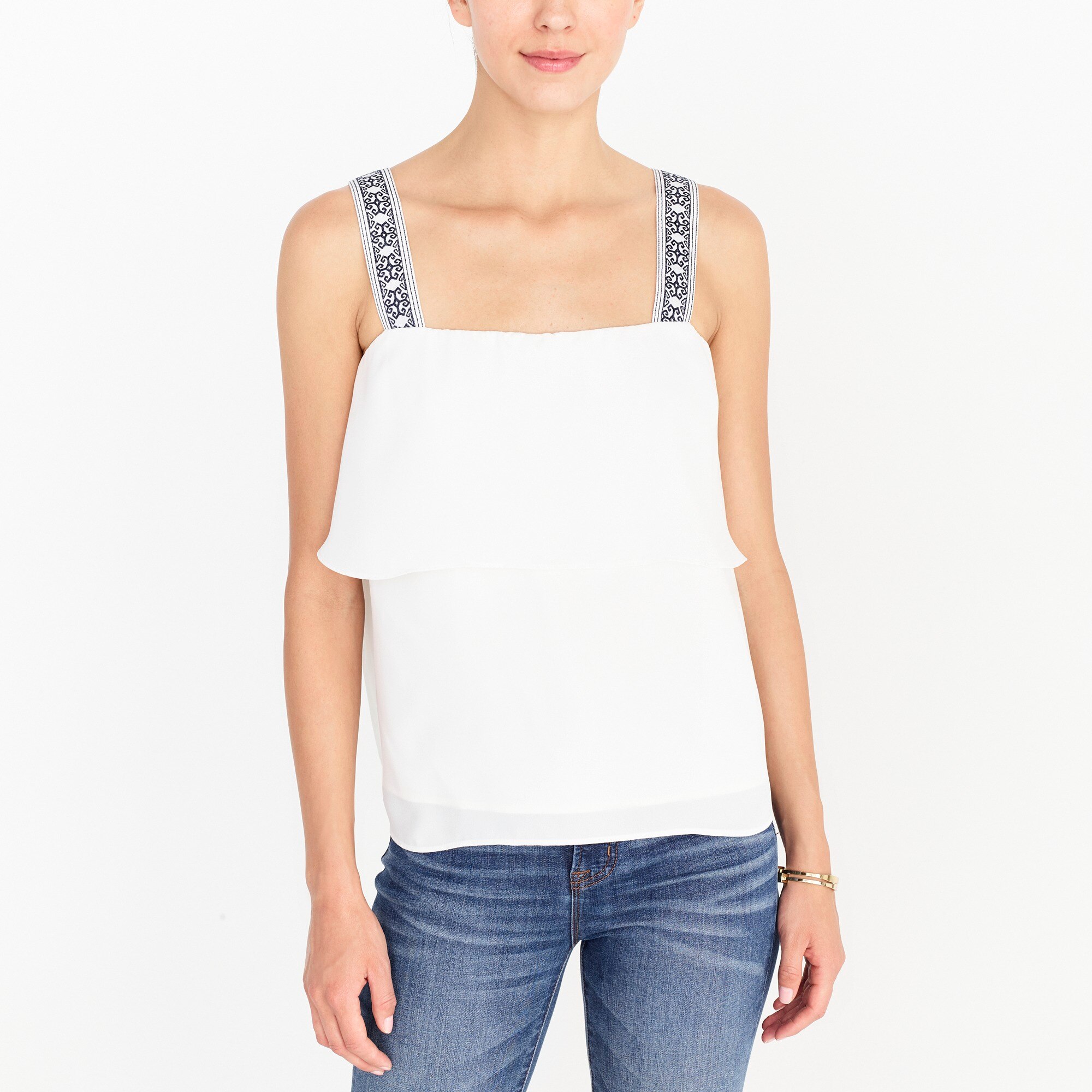 J.Crew Factory Tiered tank top