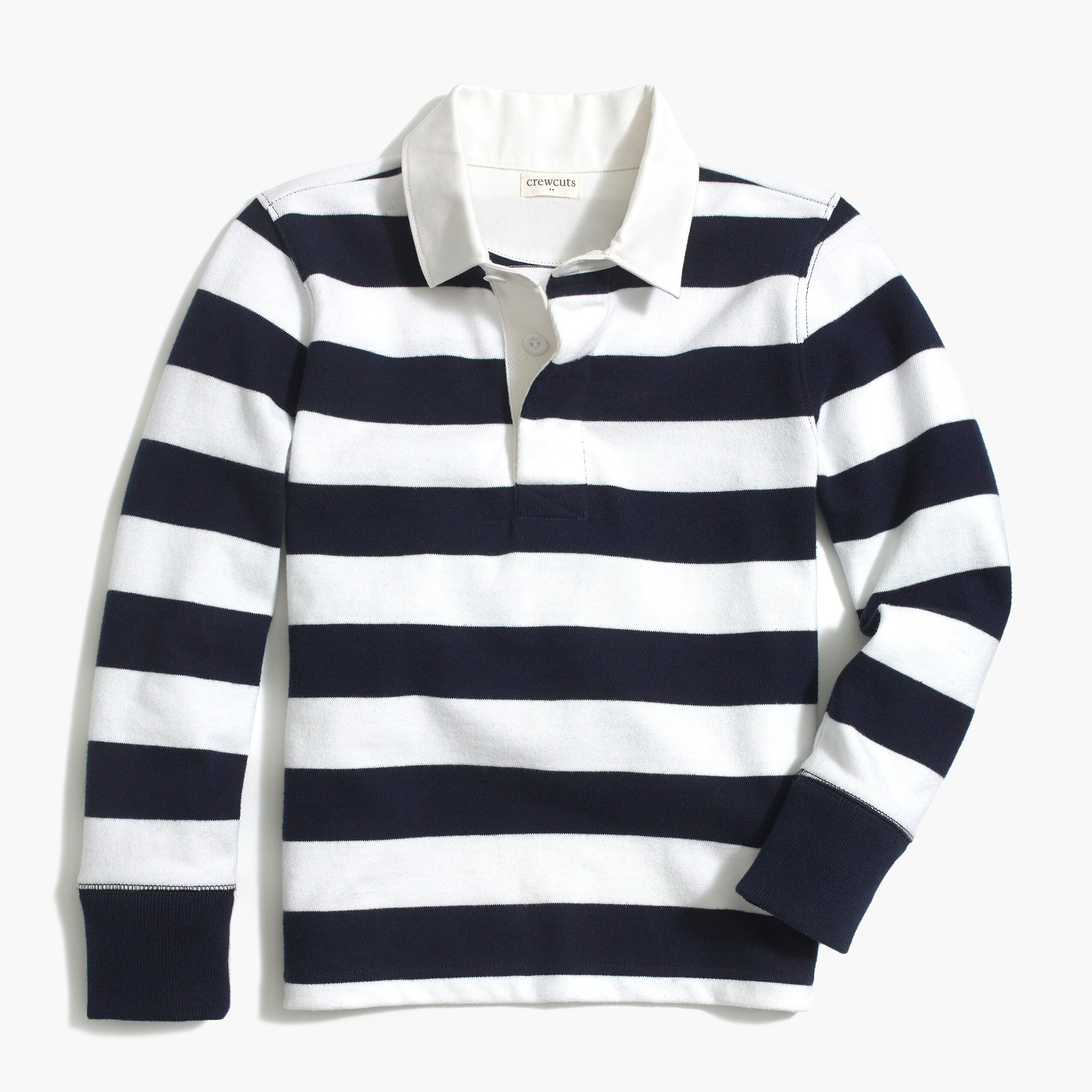 J.Crew Factory Boys' longsleeve rugby stripe polo