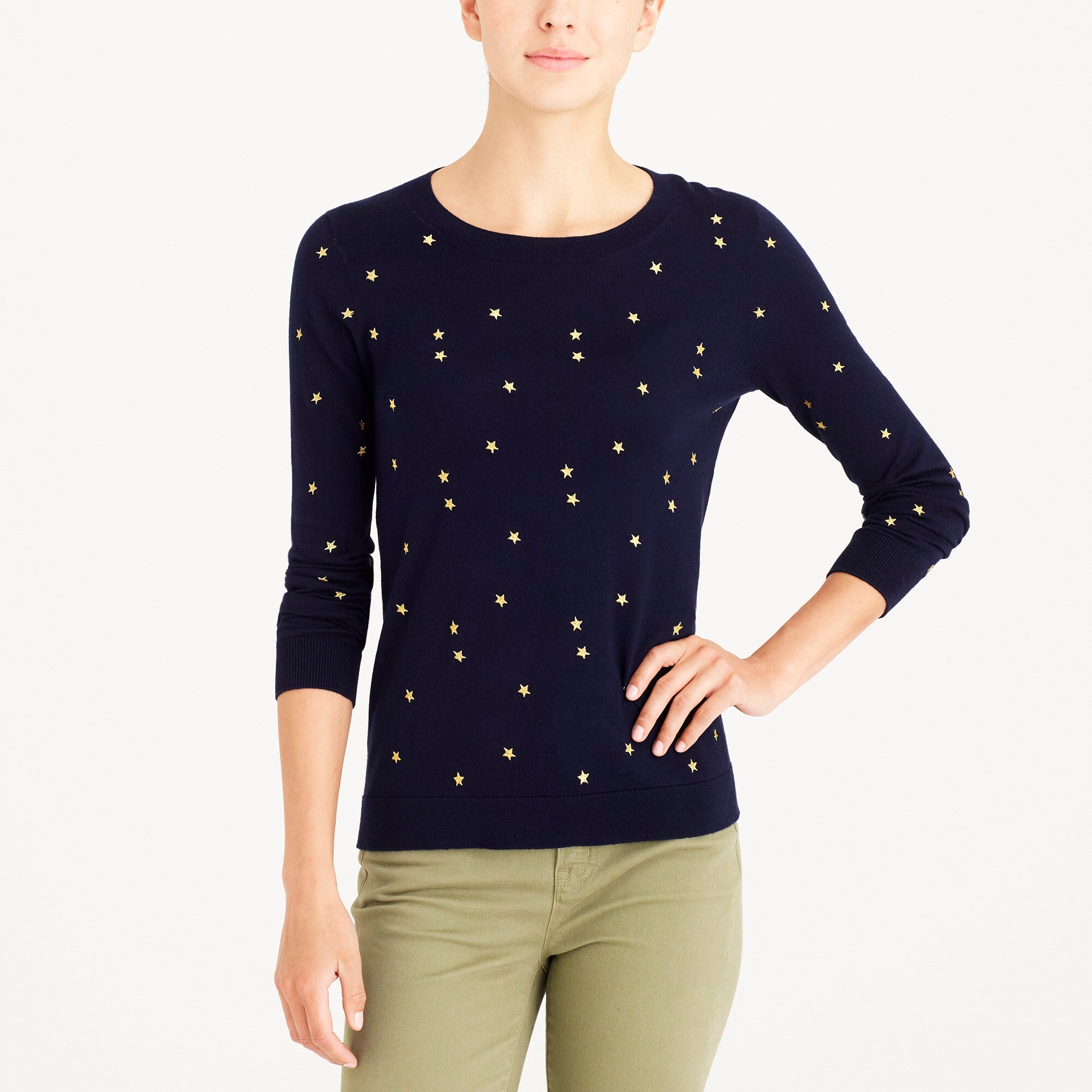 J.Crew Factory Starry Teddie sweater