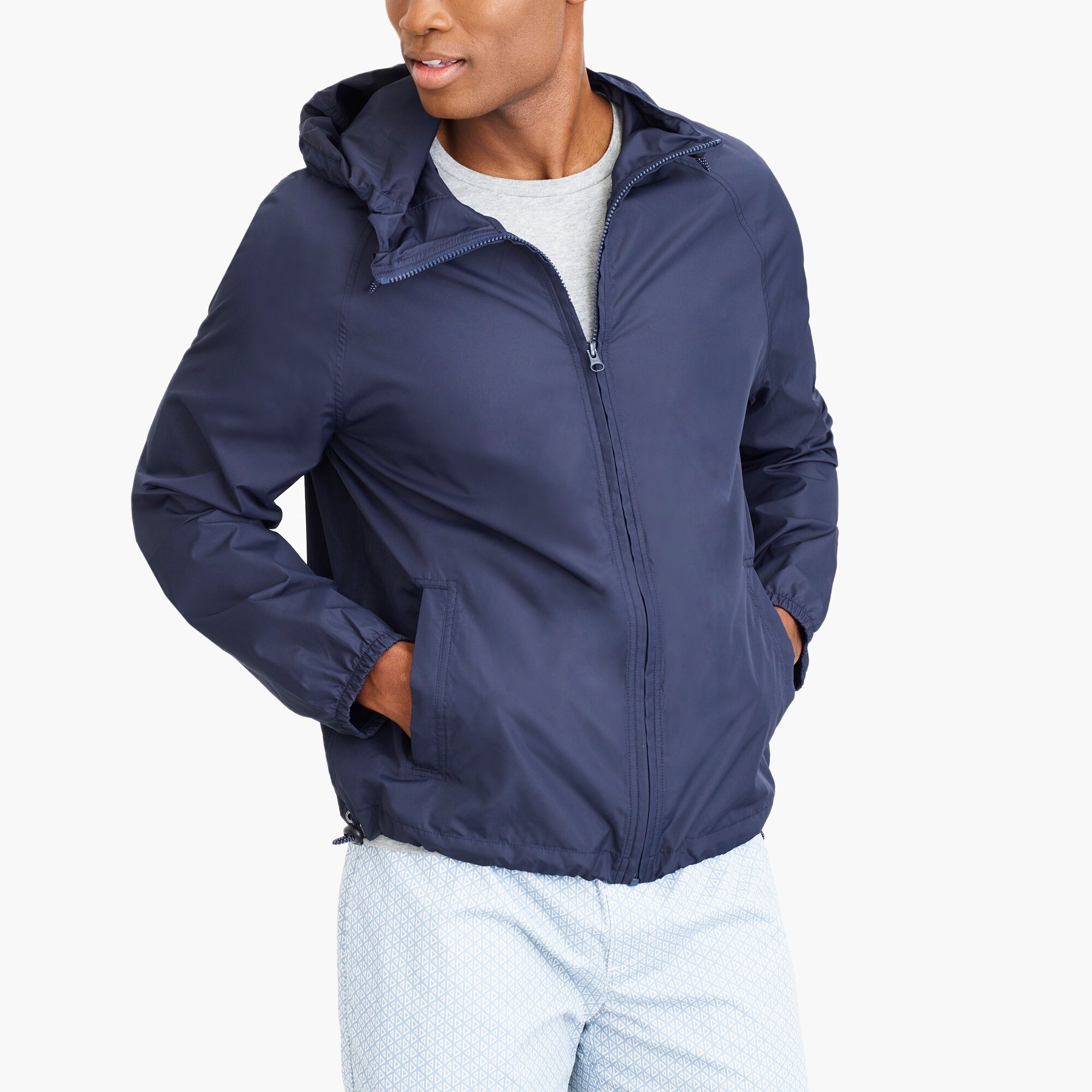 J.Crew Factory Packable rain jacket