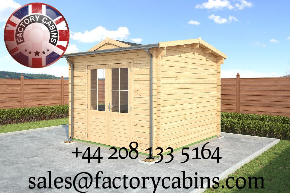 Clock House Log Cabin Katherine 3.0m x 3.0m 1067