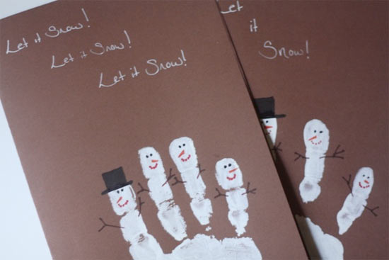 Fingerprint Snowmen Factory Direct Craft Blog
