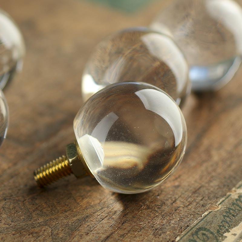 Clear Acrylic Ball Knobs Jar Lids Basic Craft Supplies Craft