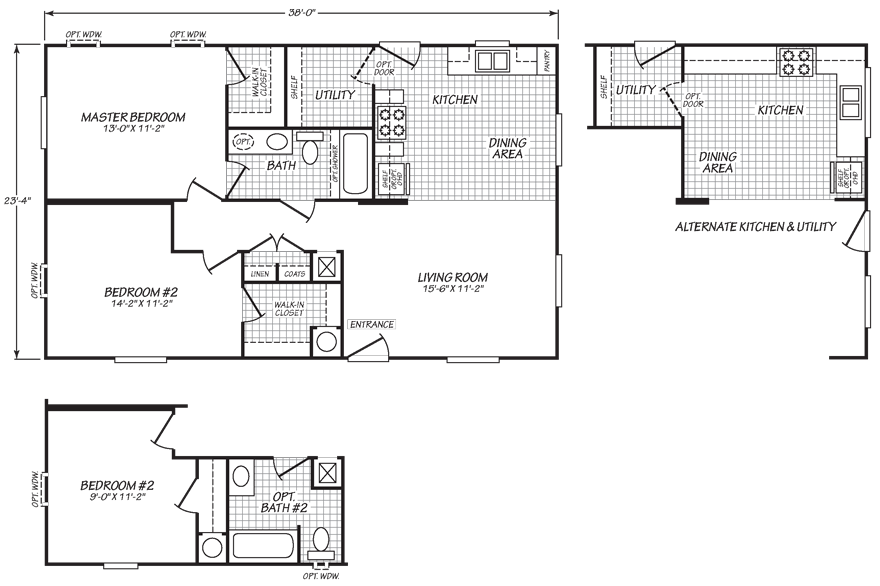 New Factory Direct Mobile Homes for Sale from 21,900