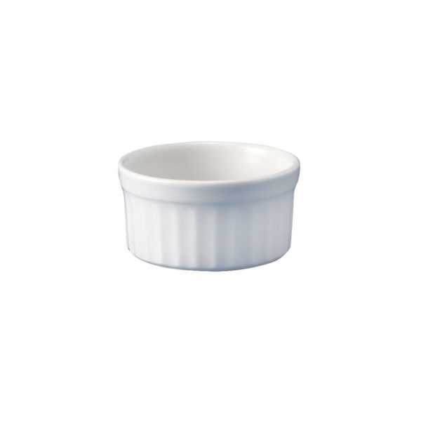 Cookware Ramekins Oval White Stackable 7cm (Pack of 24) Catering Supplies UK