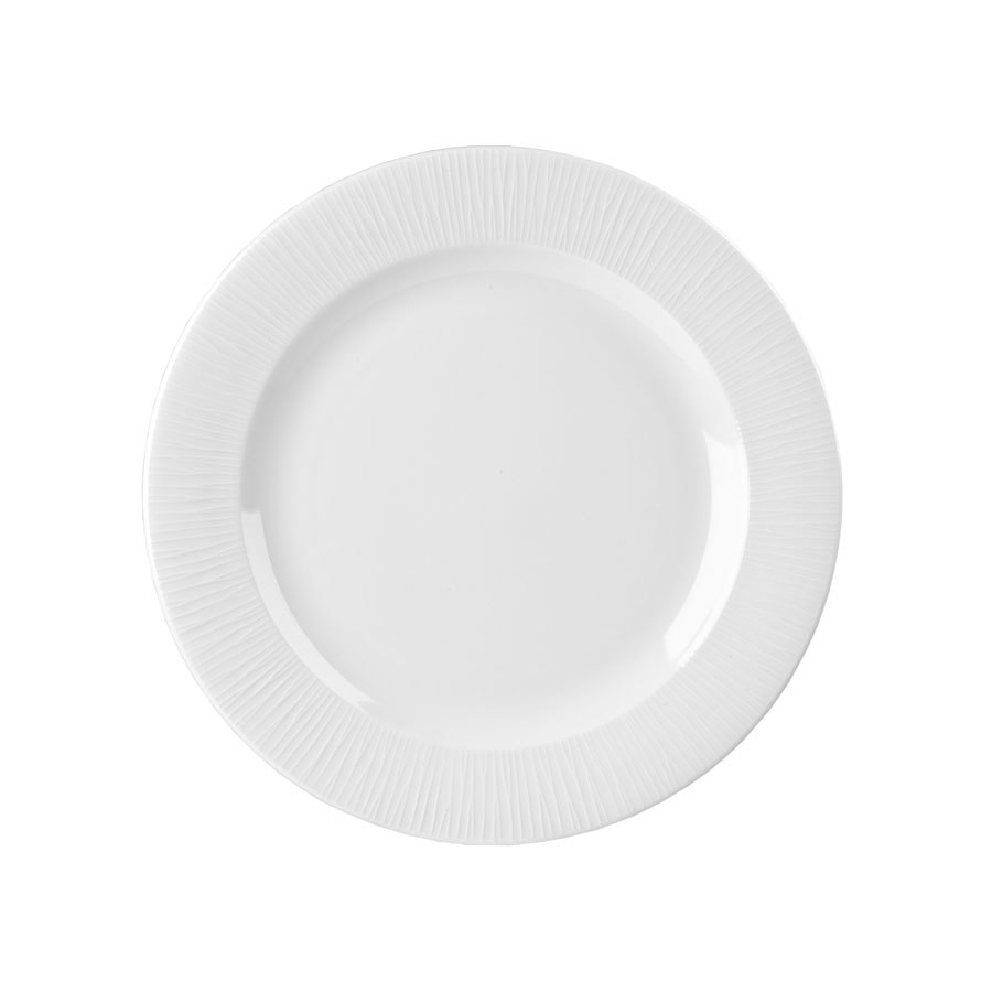 Bamboo Plate White 12 inch 30.5cm (Pack of 12) Catering Supplies UK