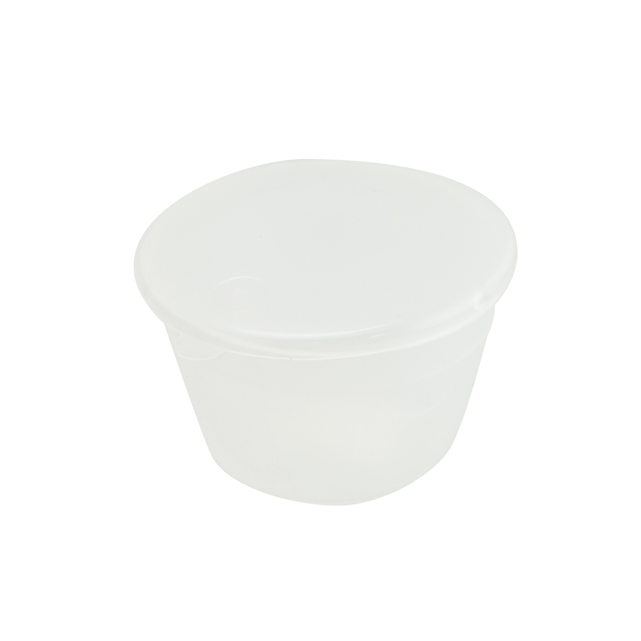 Pudding Basin Polypropylene 28cl 10cm With Lid Catering Supplies UK