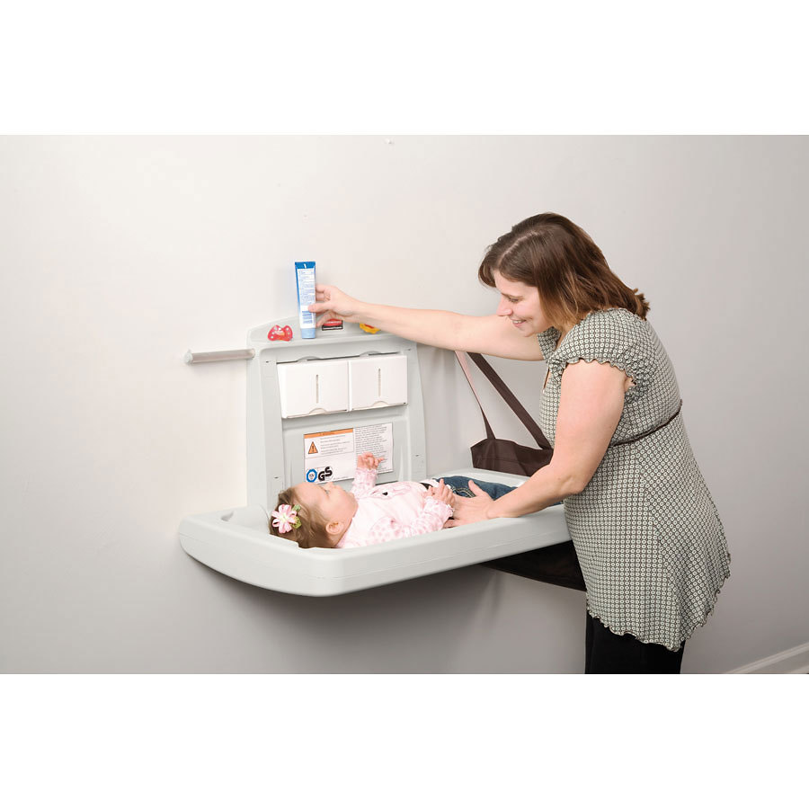 Folding Baby Changing Station Horizontal Model Catering Supplies UK