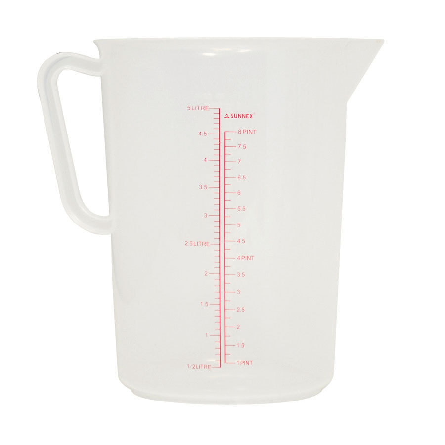 Plastic Measuring Jug 5ltr 100ml Catering Supplies UK
