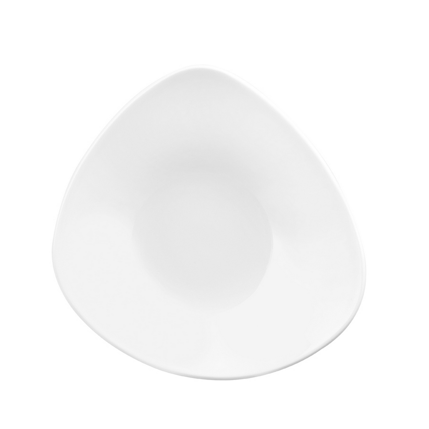 Vellum White Triangle Bowl 23.5cm Catering Supplies UK