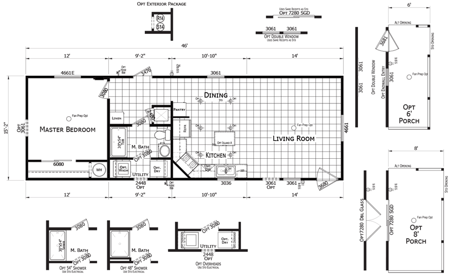 1986 Champion Mobile Home Floor Plans