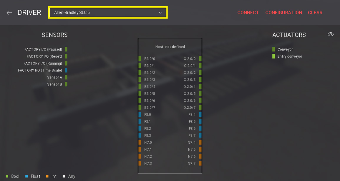 Allen-Bradley SLC 5/05 - FACTORY I/O