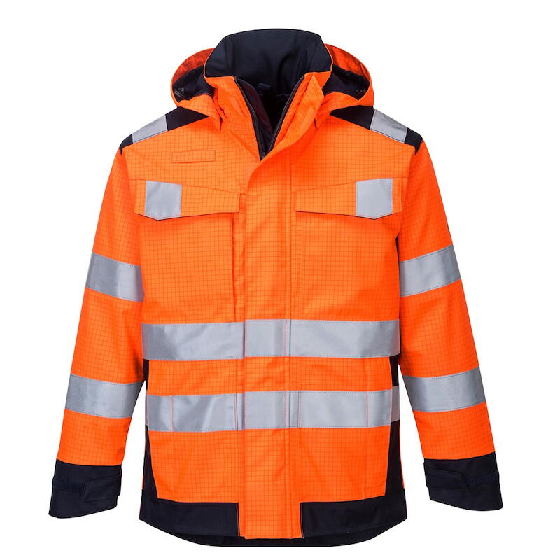Flame Retardant Safety Work Jacket For Welders' Work Clothes
