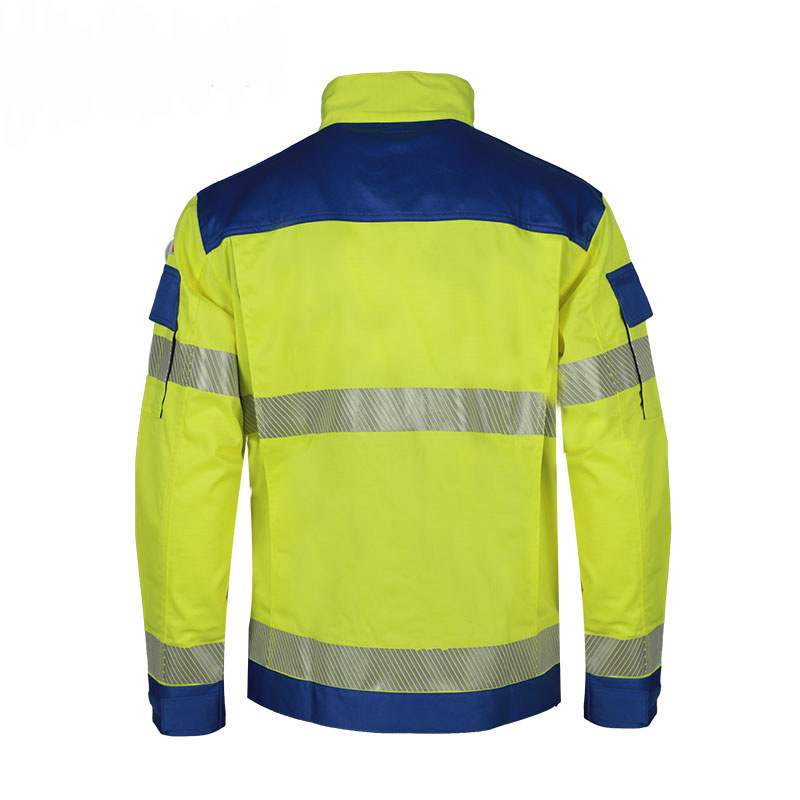High Visibility Flame Retardant Safety Work Jacket With Reflective Strip