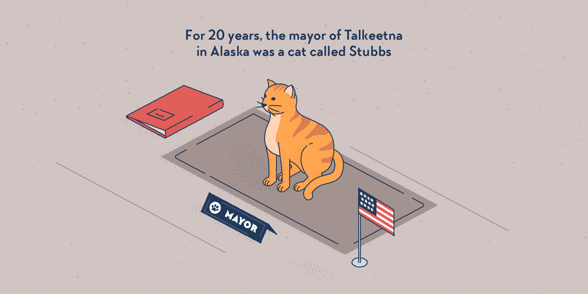 For 20 years, the mayor of Talkeetna in Alaska was a cat called Stubbs