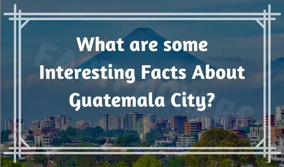 40 Most Funny & Interesting Facts About Guatemala City