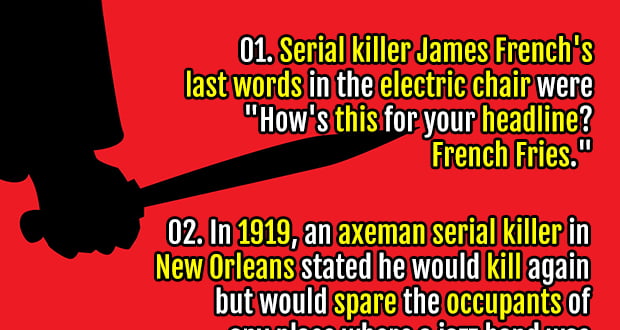 50 Creepy And Unsettling Facts About Serial Killers Fact Republic