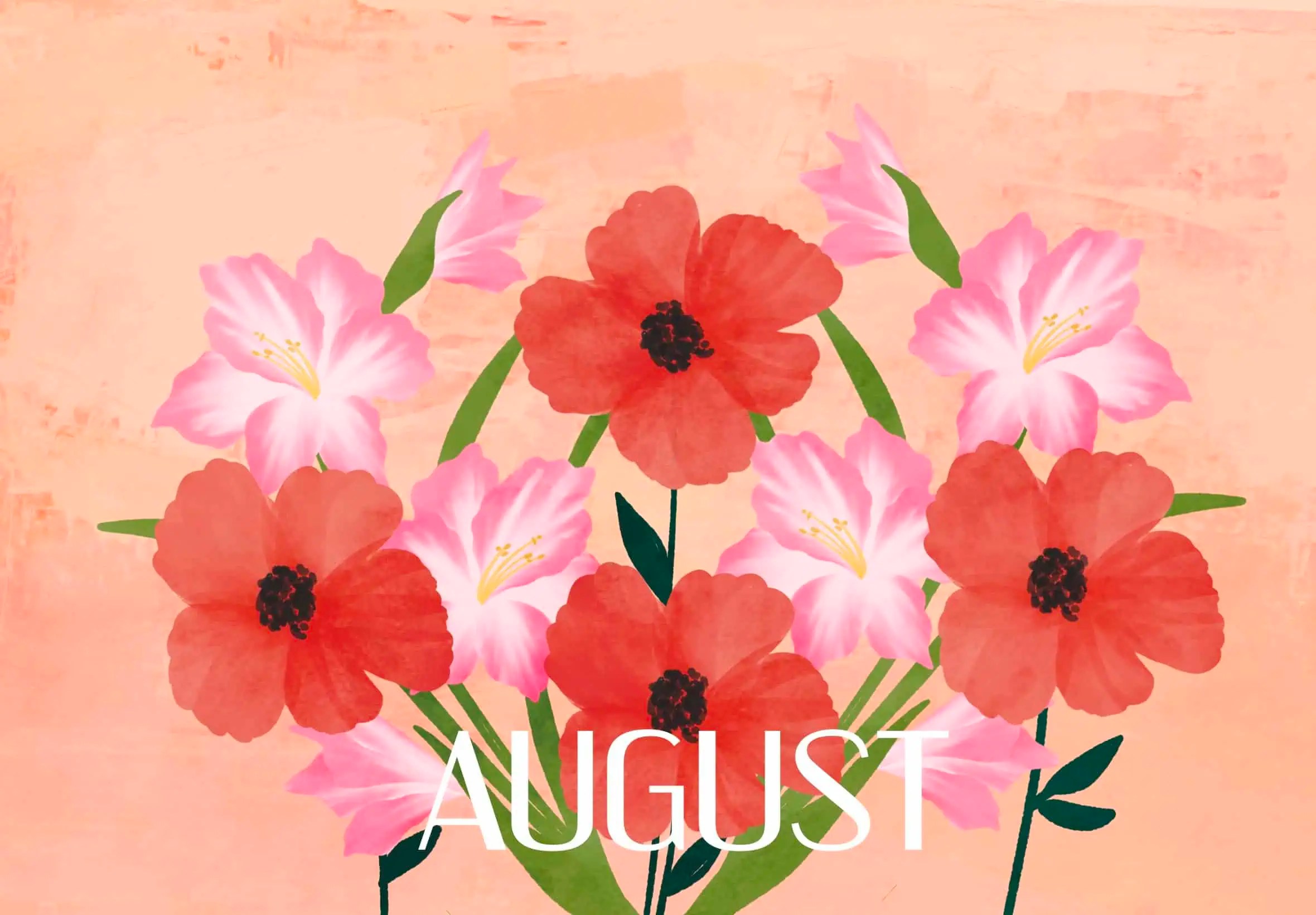 August Flower Of The Month Birth Flowers