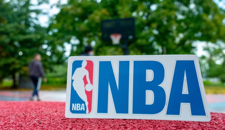 The emblem of the National Basketball Association