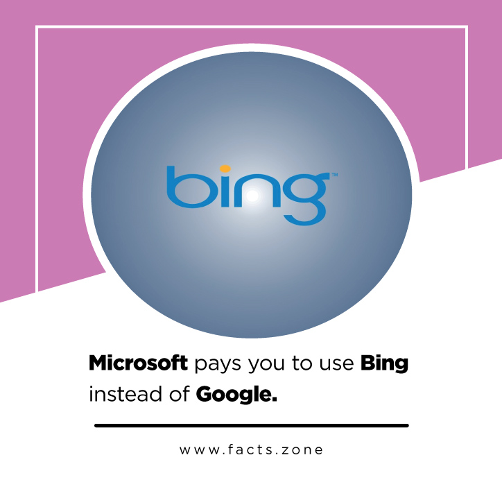 Facts Zone Microsoft pays you to use Bing instead of Google Facts Zone Microsoft pays you to use Bing instead of Google
