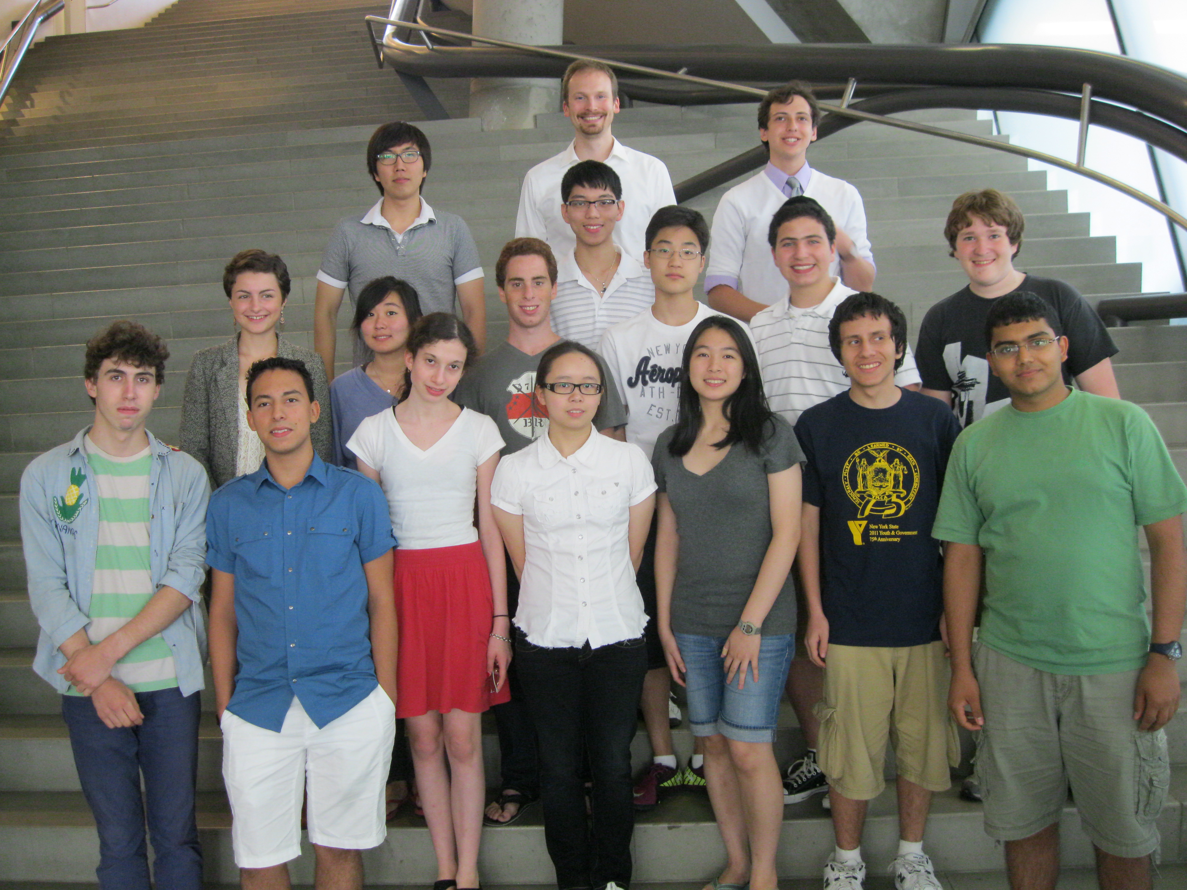 Summmer Interns with Professor Davis and TAs Roy Kim and Sergey Kolchinskiy