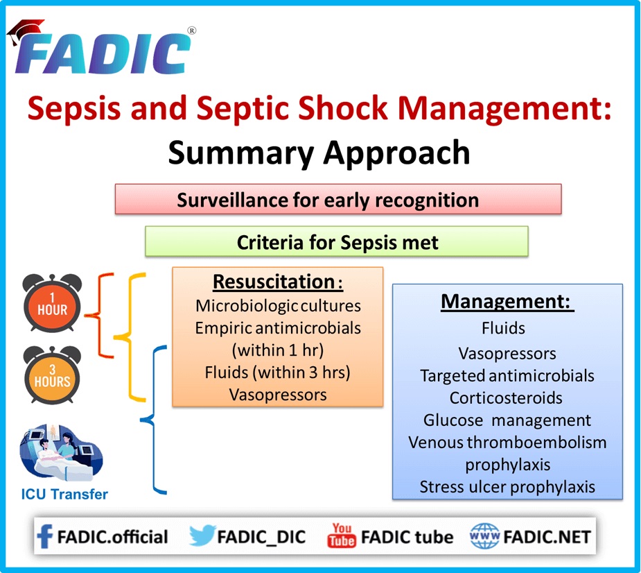 Sepsis Updates in the Management of Sepsis and Septic Shock FADIC
