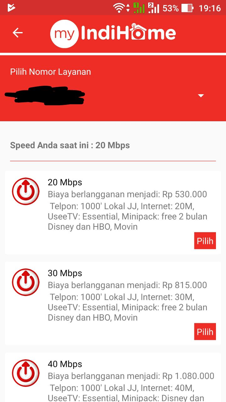 Cara Downgrade Paket Indihome Lewat Aplikasi Pengalaman Downgrade Paket Indihome Ke 1p