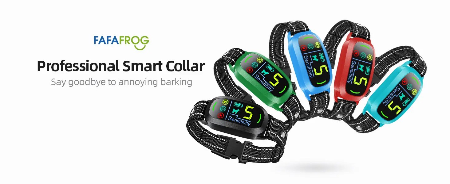 FAFAFROG Smart Bark Collar
