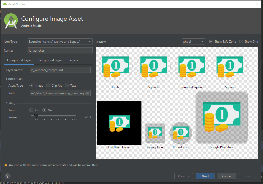 Get the perfect size for your Flutter Android and iOS app icon My
