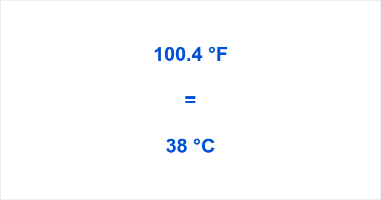 100.4 Fahrenheit to Celsius What is 100.4 °F in °C?