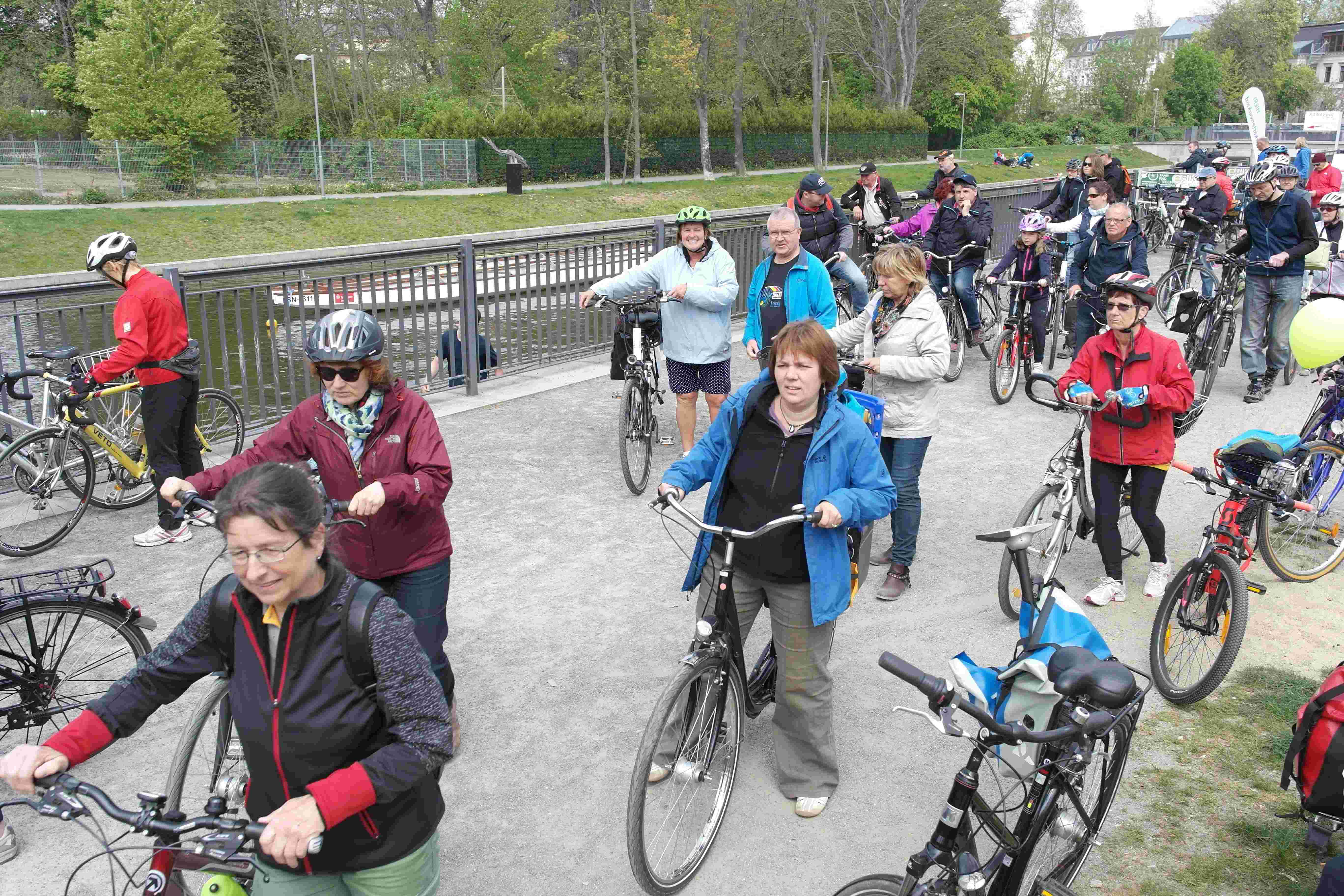 Stadthafen Fahrrad Leipzig