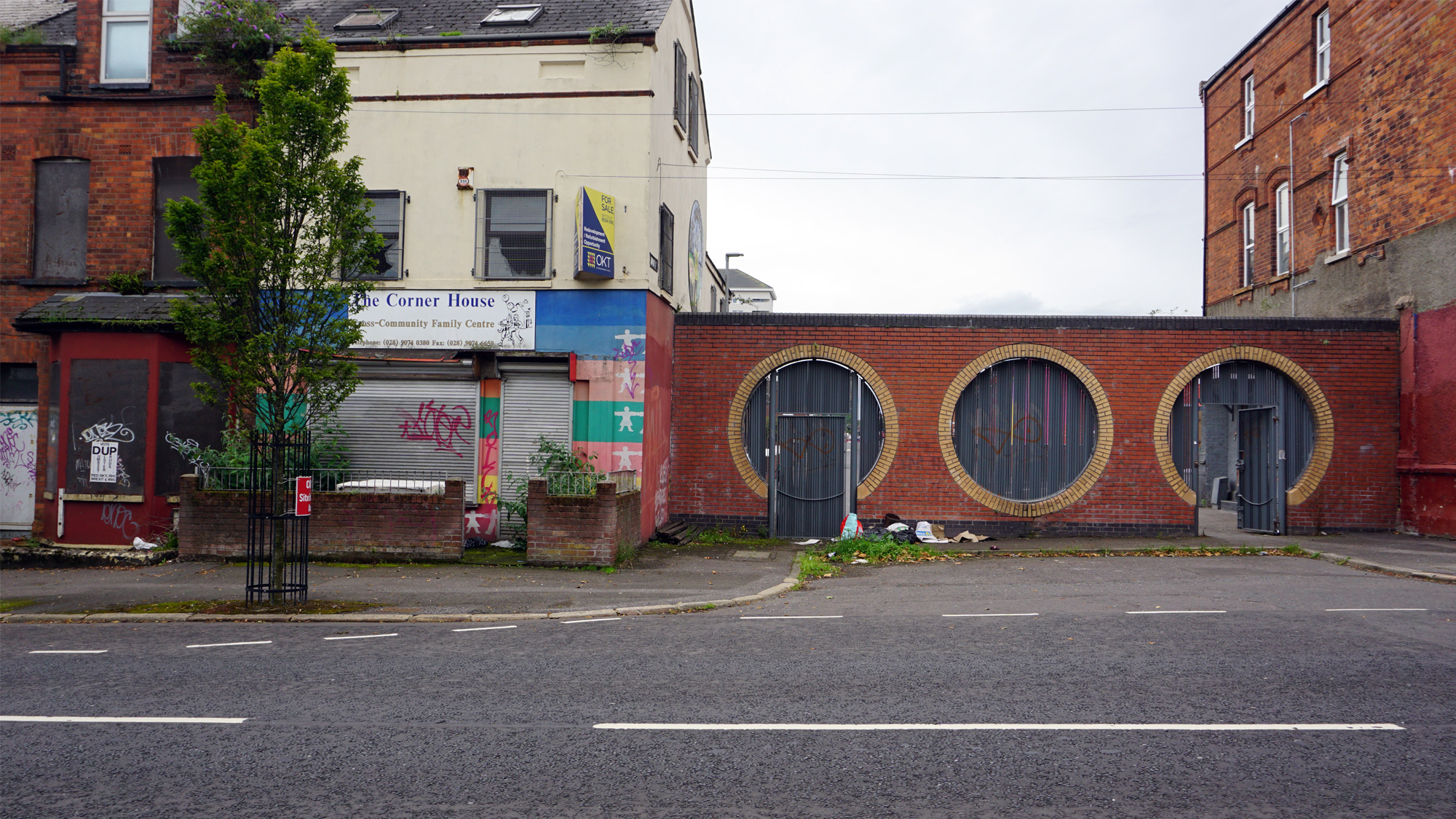 The Peace Walls at the Centre of Recent Unrest in Northern Ireland