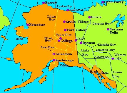 State Road Maps for Alaska
